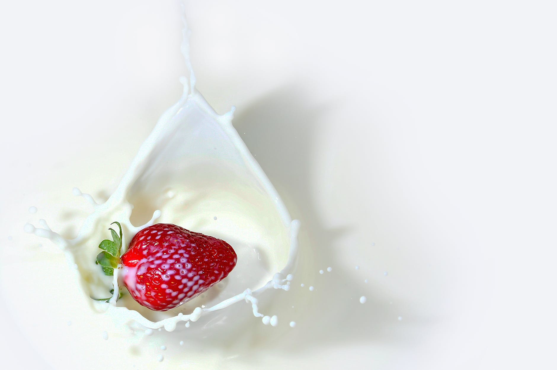 strawberries yogurt milk - Dr. Ann Wellness