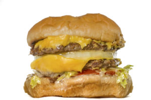 Fast food hamburger, American food