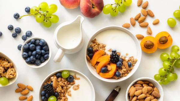 fruit healthy eating fiber yogurt